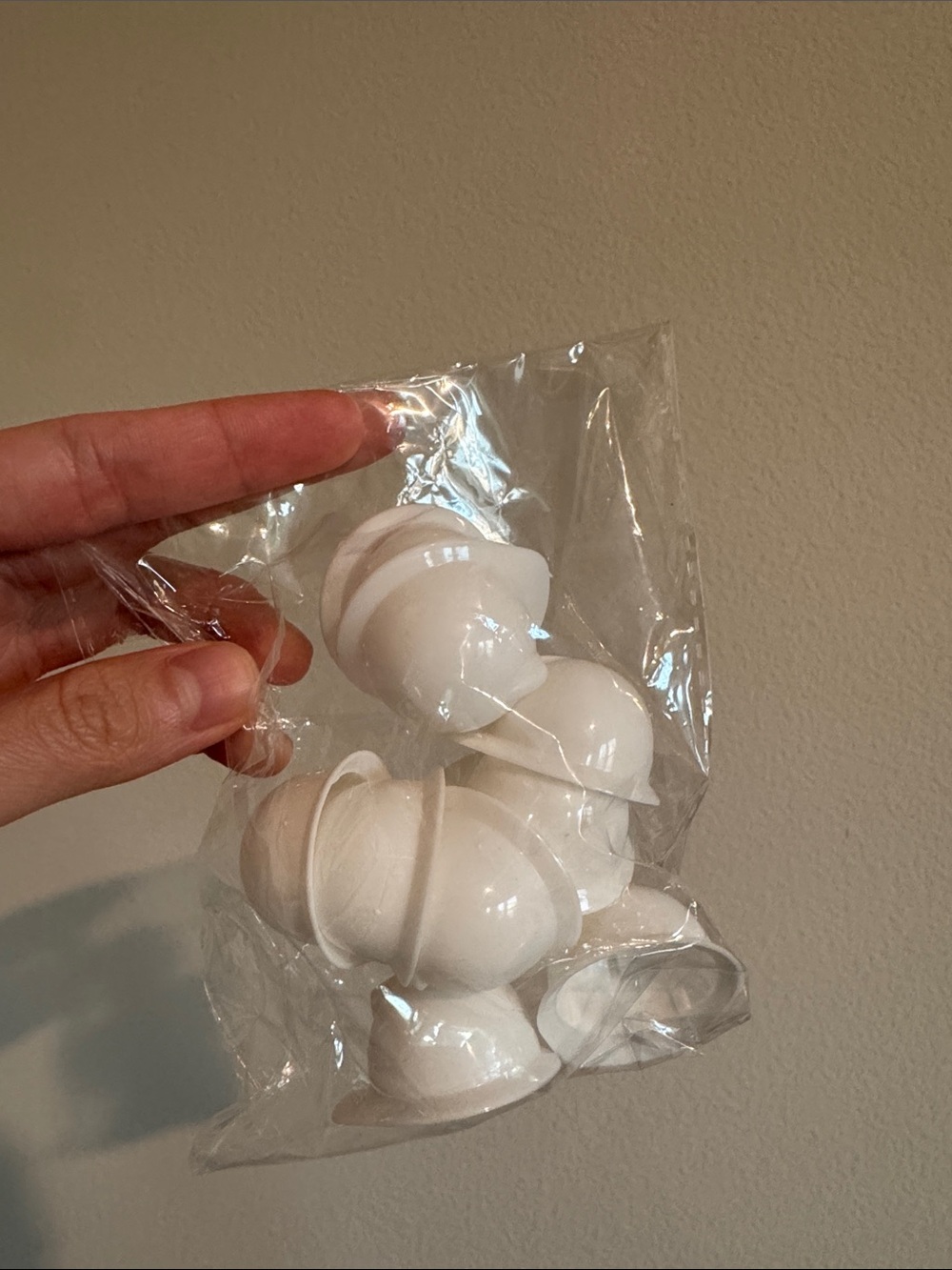 Pack of White Mini Hard Hats